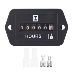 2024 New Mechanical Hour Meter Complete-Seal Timer Gauge-For Diesel-Gasoline Engine Generator HM002 Engine Maintenance HourMeter