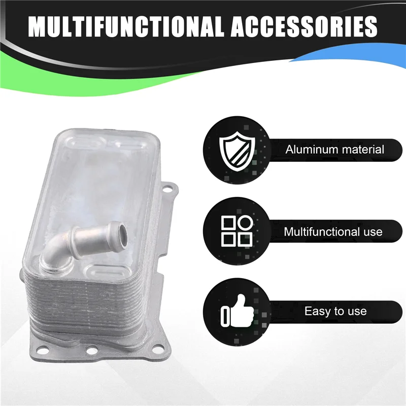 A02Q-Auto Part Engine Oil Cooler Radiator 2465010501 A2465010501 For  CLA250 GLA250 A220 A250 B250 L4 2.0L