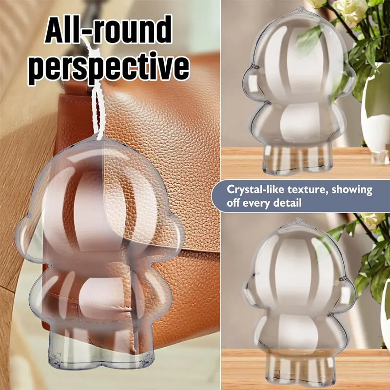 Protective Case for Skullpanda Winter Symphony and Garden of Light Series Portable Organiser Box Clear Cover For Plush Dolls