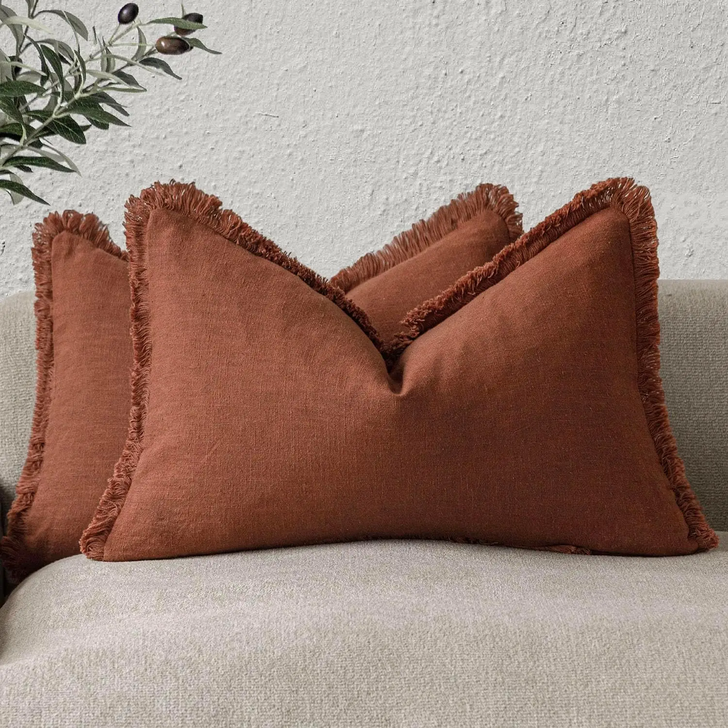 Tassel Time – Tasseled Linen Pillowcase 2-Pack