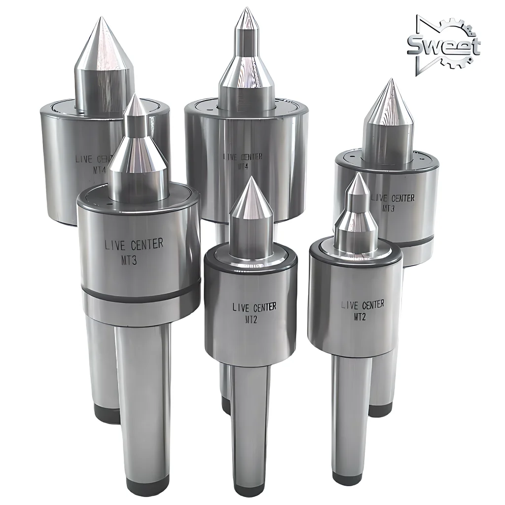 Pusat Putar MT1, MT2, MT3, Mesin Bubut Baja MT4, Alat Lancip Pusat Bergerak, Mesin Bubut Kayu, Pusat Penggilingan Putar Waktu Nyata CNC