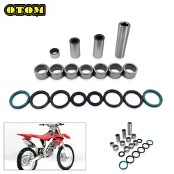 Motorcycle For HONDA Triangle Lever Linkage Arm Bearing Oil Seal Bushing CR125 CR250 CRF250R CRF250X CRF450R CRF450X Dirt Bikes