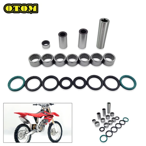 Cojinete de brazo de enlace de palanca triangular para motocicleta HONDA, sello de aceite, buje CR125 CR250 CRF250R CRF250X CRF450R CRF450X Dirt Bikes