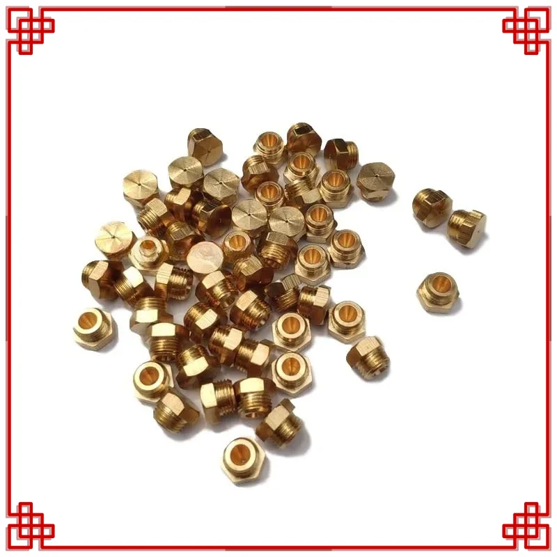 20Pcs High Quality M8 Nozzle 0.68 Aperture For LPG Gas Burner Water Heater Replacement Spare Parts