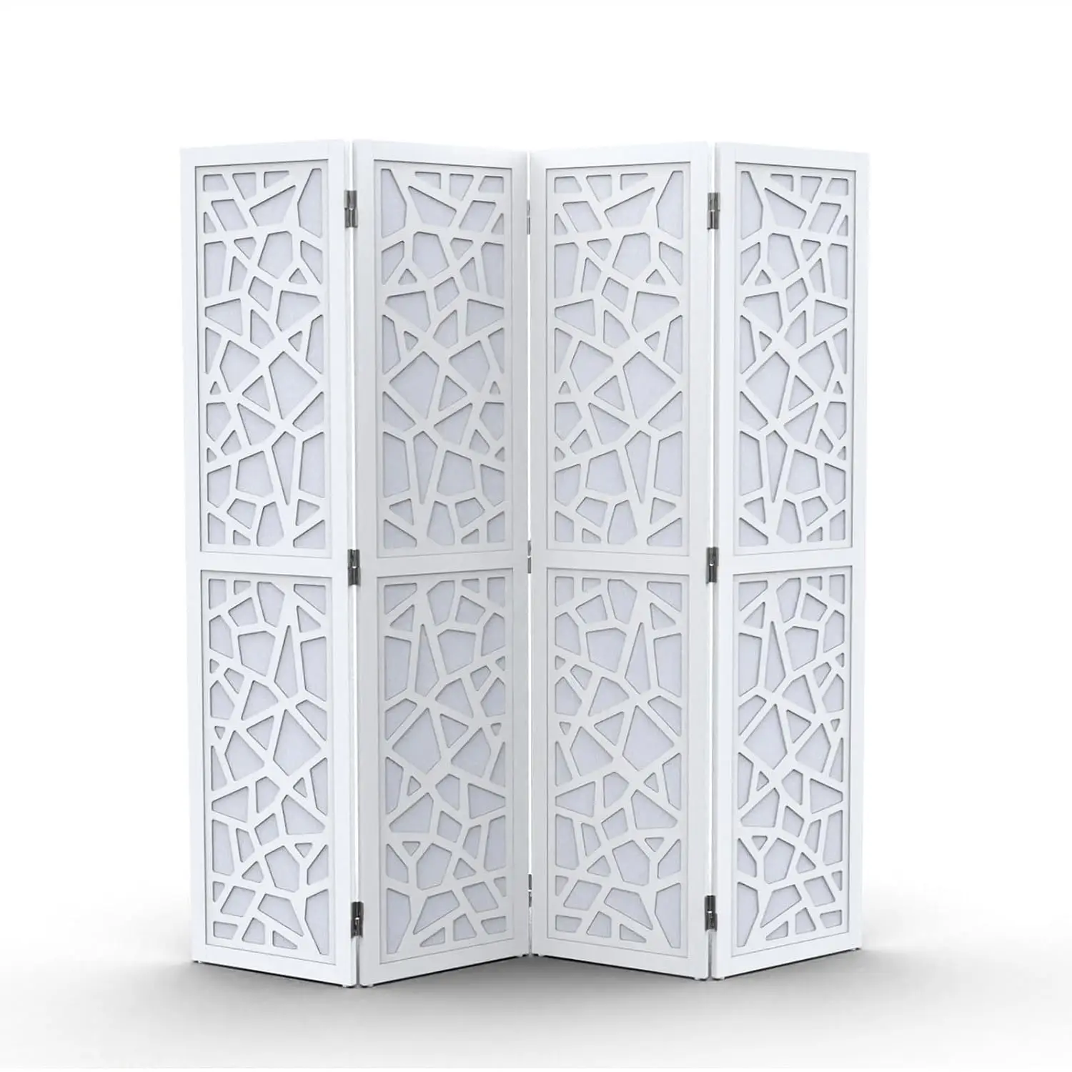70'' H Room Divider, Non-Woven Fabric Privacy Screen, Indoor Partition Wall Dividers, Freestanding Hinged Space, Customized