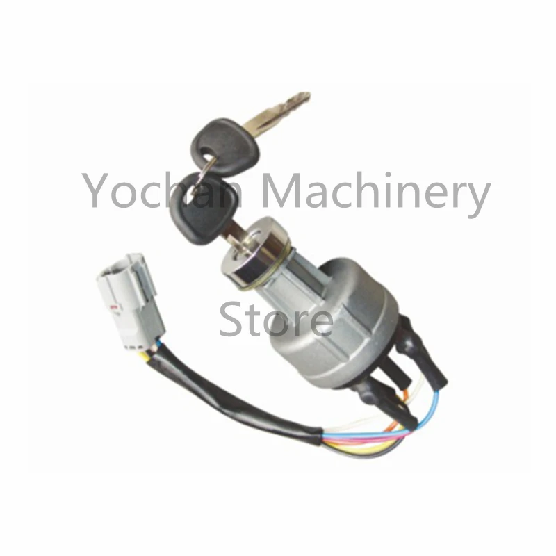 Ignition Starter Switch For Hyundai Excavator Digger Starting Fire Up Switch Fit R150-7/R160/R210/215-7/225-7/R95W-3 21E6-10430