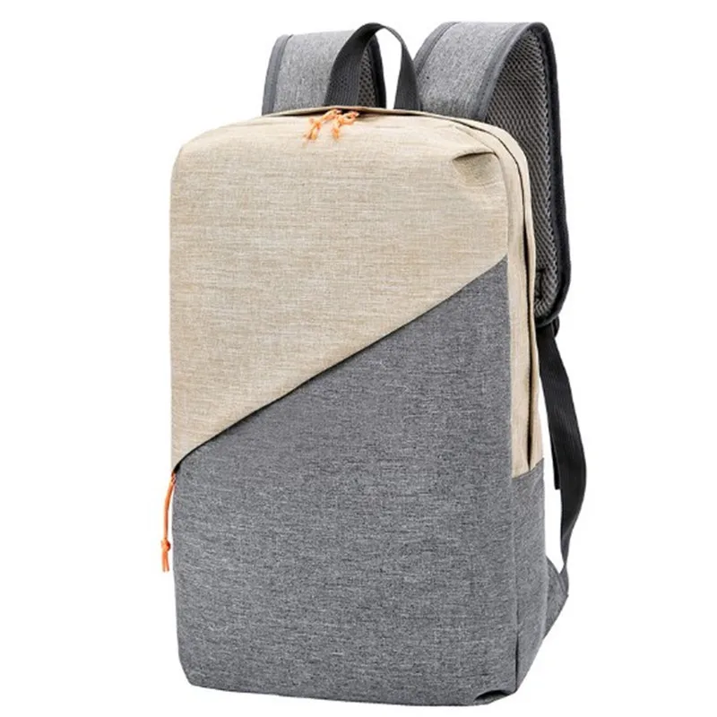 Europe and United States new trend contrast color backpack unisex business commuter student bag cover pull rod travel backpack.