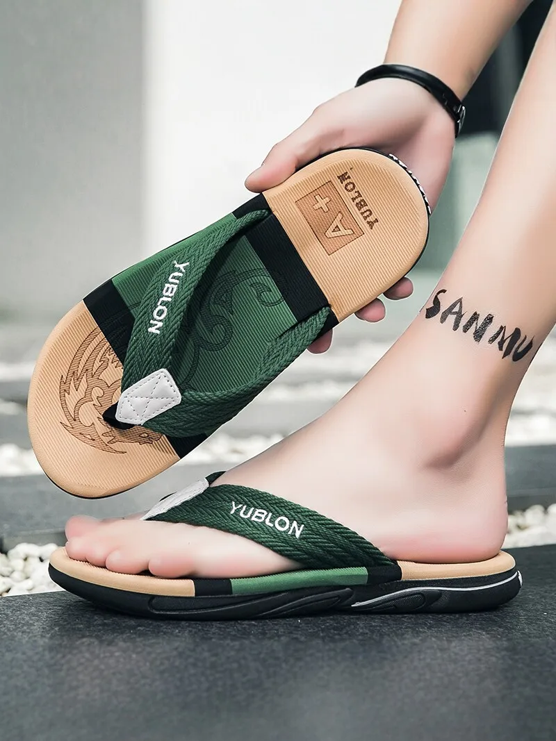 

Men's Sandals 2026 New Summer Outdoor Home Anti-slip Sports Casual Footwear Slippers Breathable Quick-dry EVA Thick Bottom
