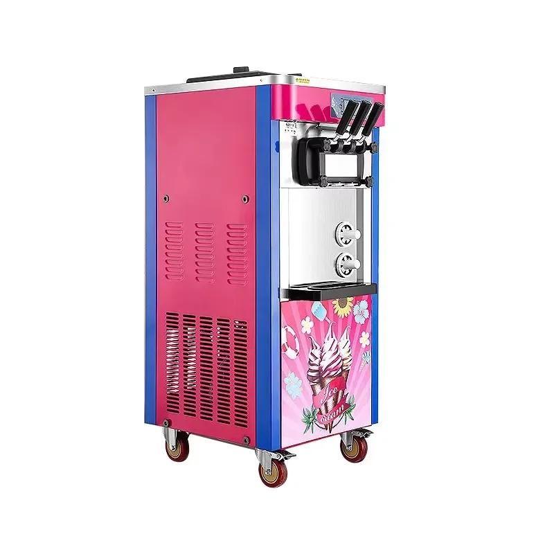 Professional Soft Serve Ice Cream Maker Commercial Vending Machine for Parlour Making High Capacity Automatic Ice Cream