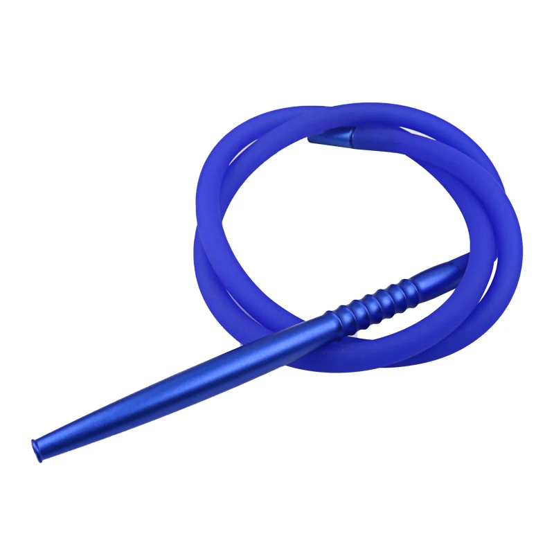 1pc 1.5M Silicone Hookah Hose Without Aluminum Stem No Crease Silicone Hose For Smoking Shisha Hookah Narguile Accessiories