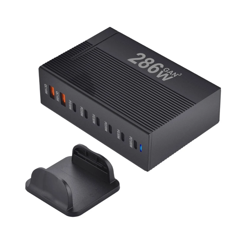 Y1UB 286W PD 8 Port USB Fast Charging USB C Type C