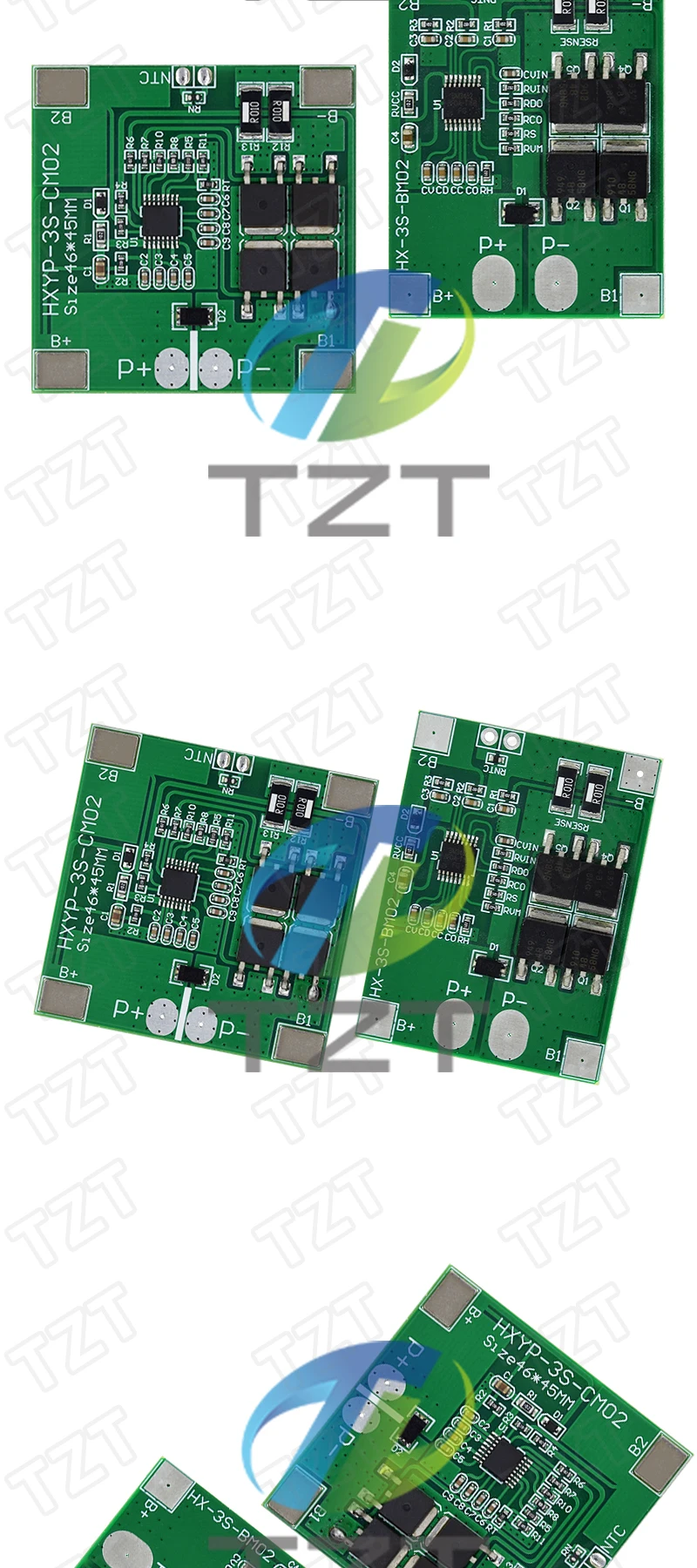 TZT 1/3PCS 3S 9.6V 11.1V 12.6V Lifepo4 Li-ion Lipo Lithium Batterieschutzplatine 18650 BMS 14A Begrenzung 20A PCB 4-Zellen-Pack PCM – Detail 5