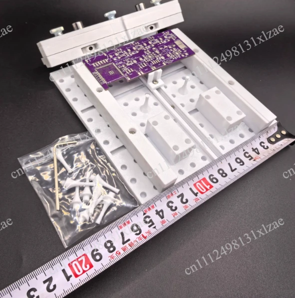 Small Manual Lifting PCB Steel Stencil Printing Table Desktop SMT Solder Paste Printing Equipment For Circuit Board Prototype