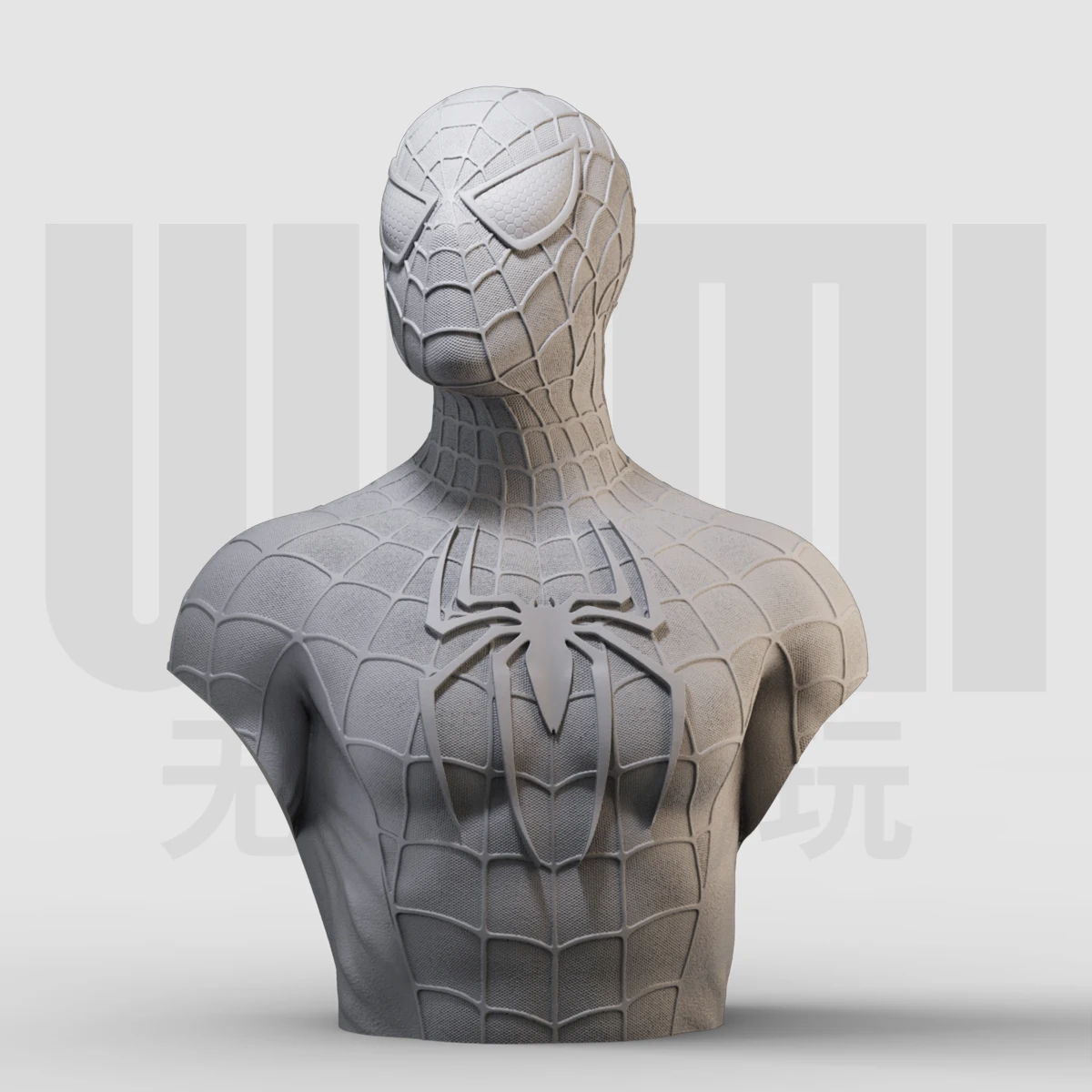 1/10 bust resin white model GK figure model