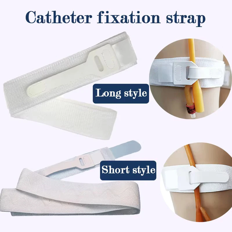 

1Pc Long/short Style Catheter Fixation Strap Elastic External Durable Urine Bag Leg Bracket Fixed Strap Fixer