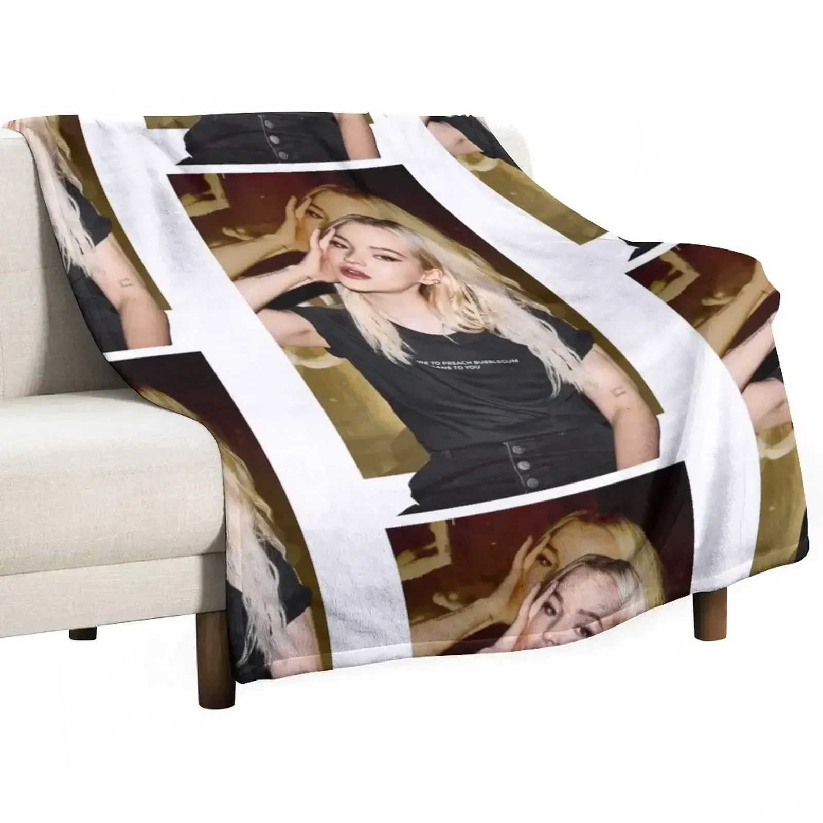 Dove Cameron Throw Blanket Soft Luxury Designer Soft Plaid Blankets