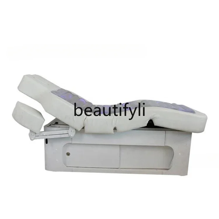 Electric beauty high-end spa massage bed lifting facial micro plastic surgery bed