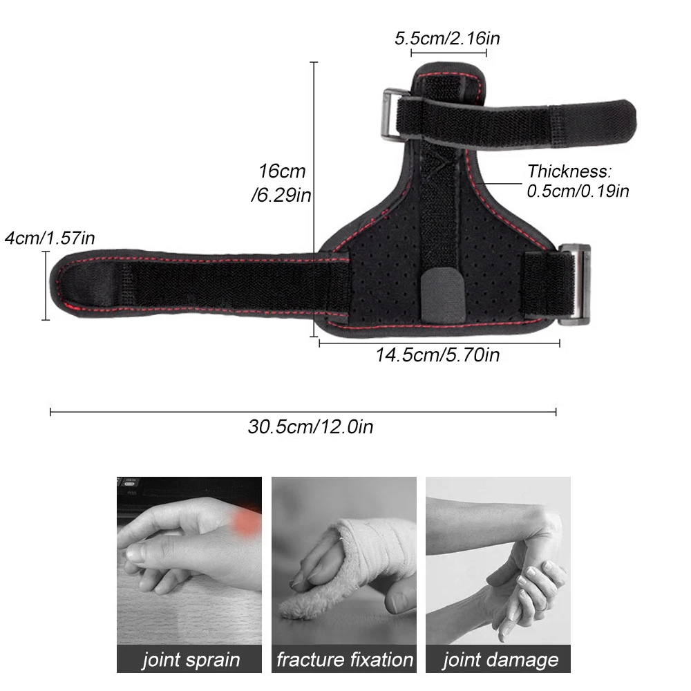 1PC  Wrist Thumb Hand Support Protector Steel Splint Stabiliser Arthritis Carpal Tunnel Wrist Finger Brace Guard