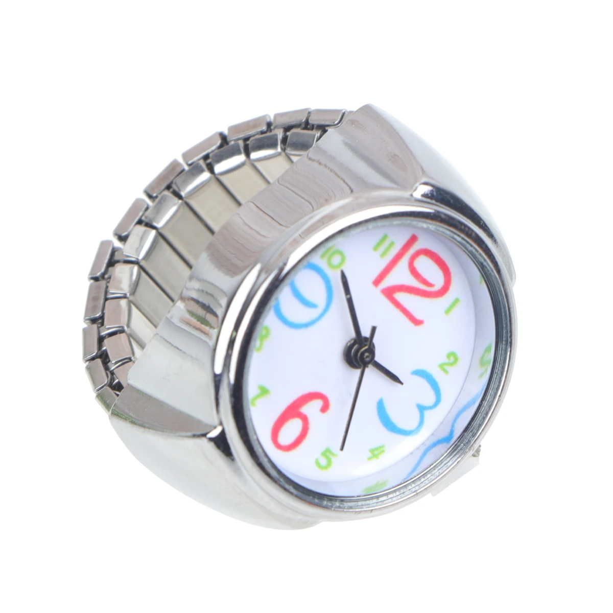 

2 Pcs Numeral Couple Ring Watch Watches for Men Vintage Analog Colorful Girls Man The