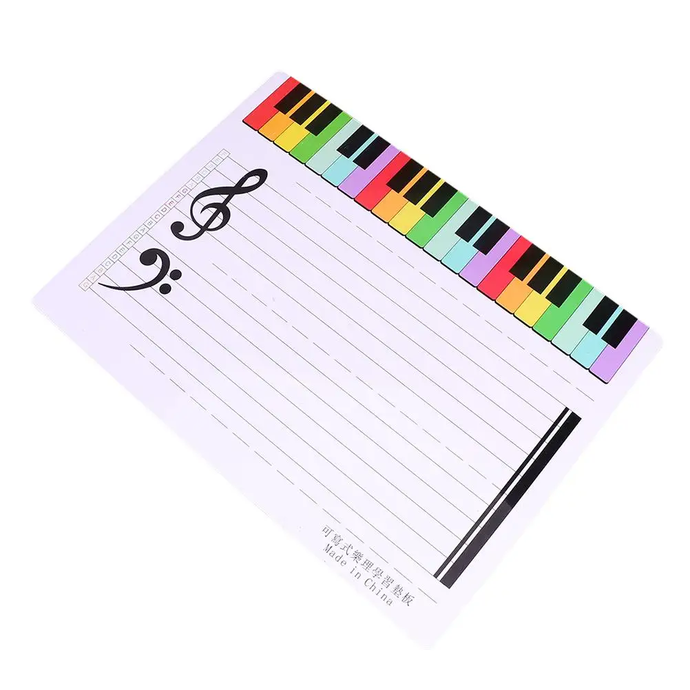 

Magnetic Whiteboard Lightweight Smooth Surface Erasable Reusable Music Teaching Tool Staff Dry Lapboards Kid Piano