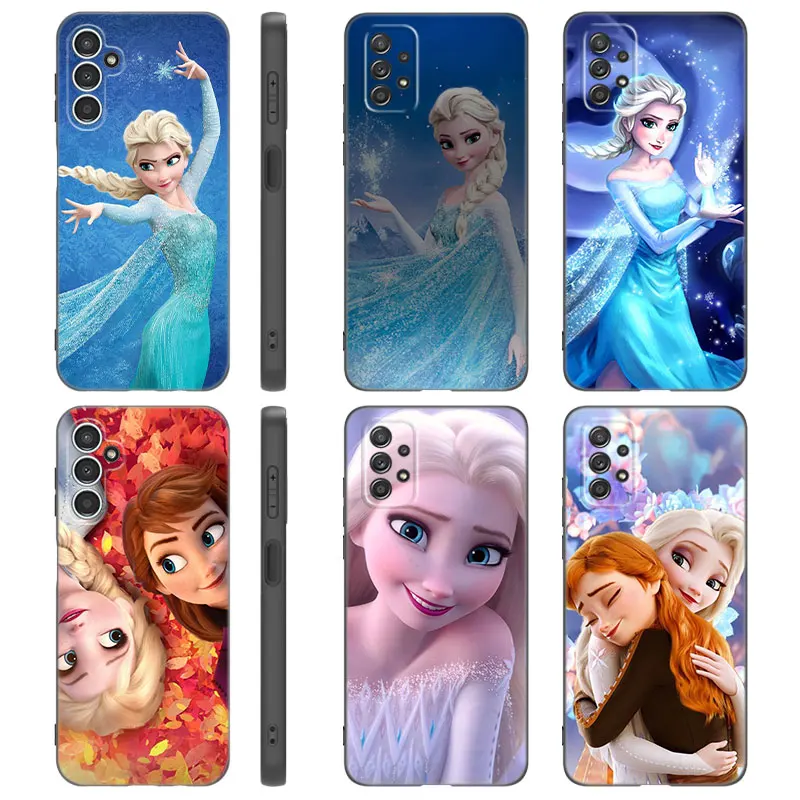 E-Elsa A-Anna Phone Case For Samsung A13 A22 A24 A32 4G A23 A25 A34 A35 A52S A53 A54 A55 A73 5G A12 A14 A15 A31 A33 A50 A51 A72