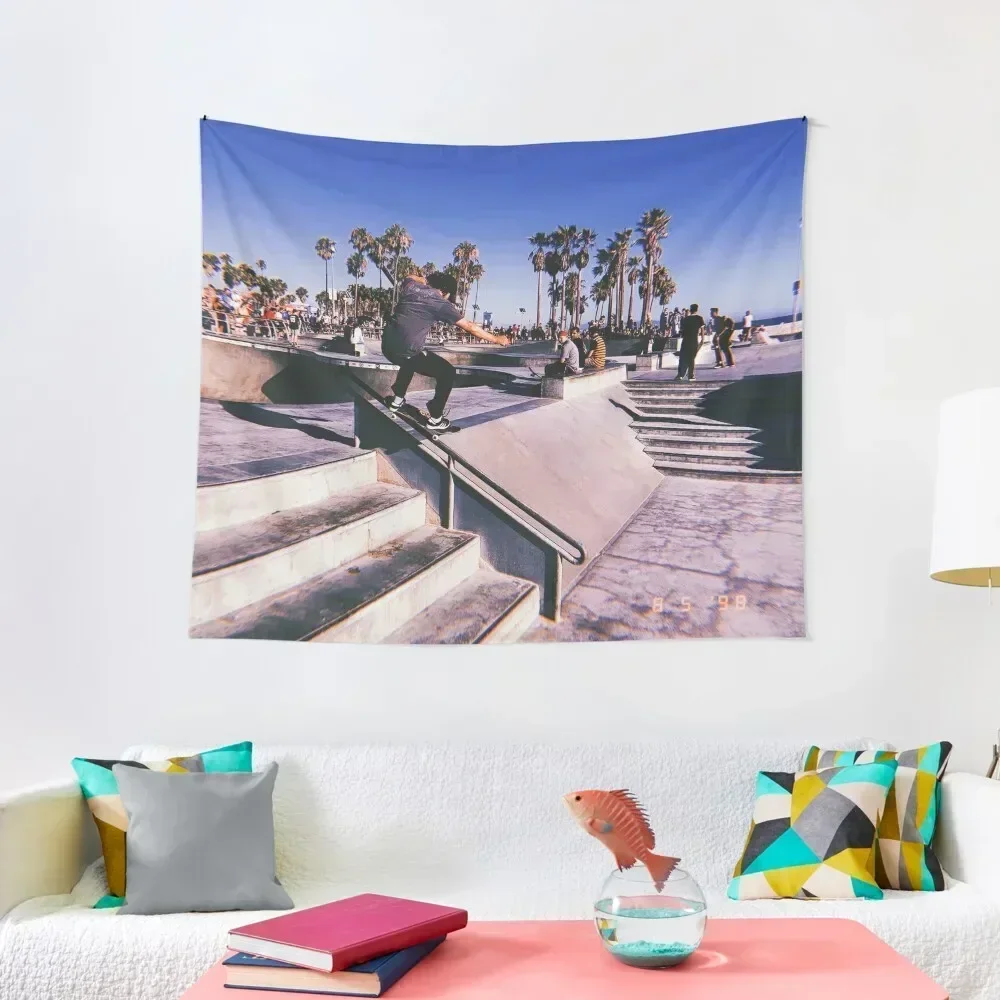 Venice Beach Skate Park Tapestry Bedroom Organization And Decoration Luxury Living Room Decoration Aesthetic Home Decor Tapestry