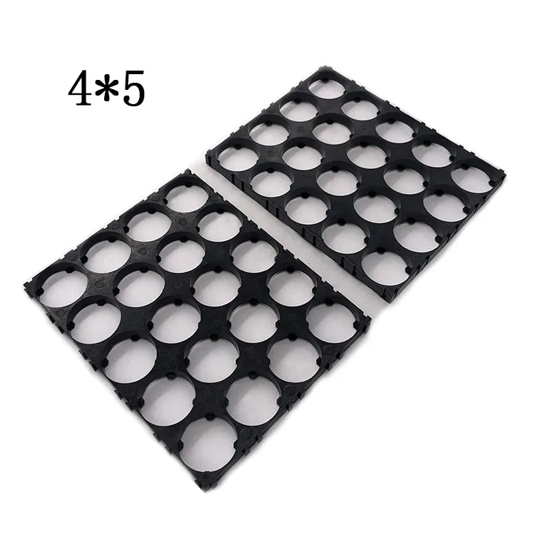 

600pcs/lot 4*5 4*6 32650 Lithium Battery Holder Bracket Cell Safety Anti Vibration Plastic Brackets For 32650 Batteries