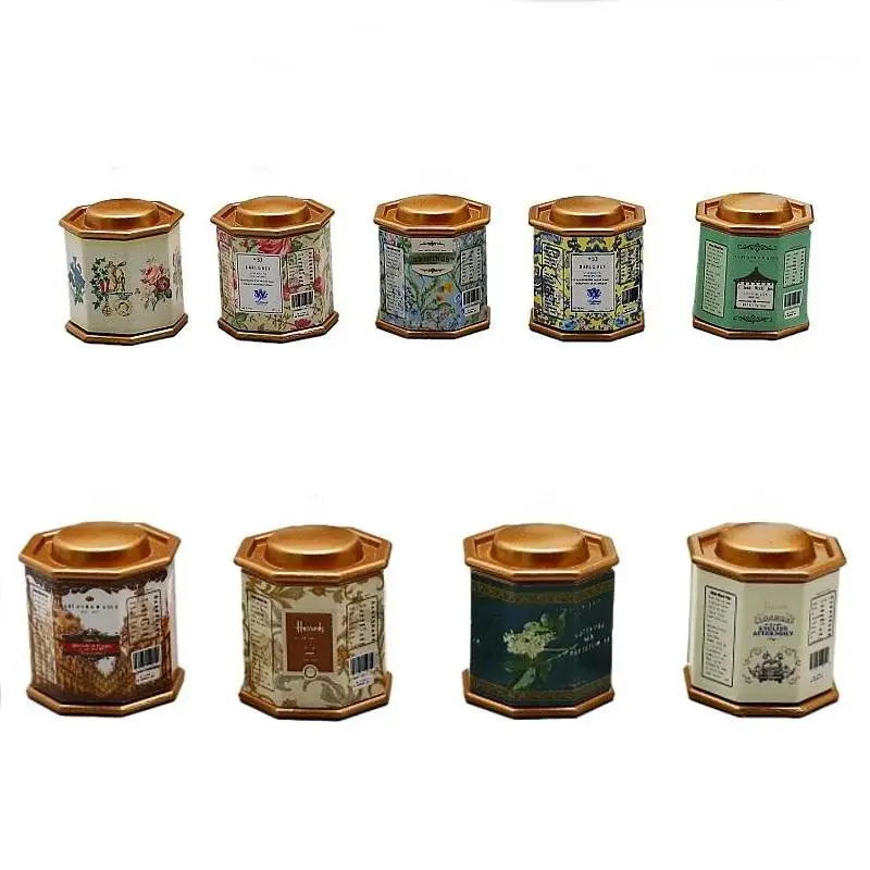 1Pcs Doll House Furniture Accessories 1:12 Doll House Coffee Can Tea Can Model Simulation Item Ornament Miniature Toys