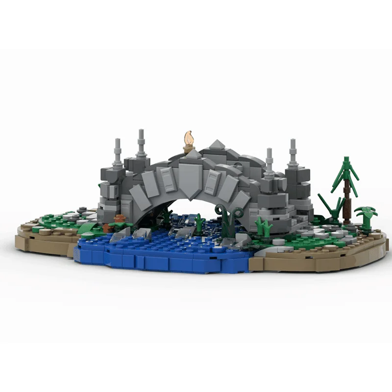 

461pcs MOC Bridge Modular Building Blocks DIY Architectural Model Creative Construction Kit Display Educational Toy Gift