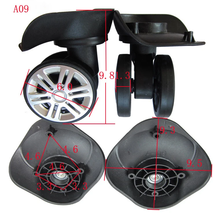 A09-JYL Luggage Wheels Replacement For Suitcases Repair Hand Spinner Caster  Parts Trolley Rubber