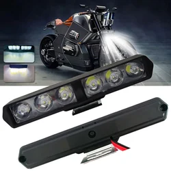 Lampa do pracy samochodowe DRL z lampą błyskową 6LED z reflektorem światła samochodowe oświetlenie motocykla samochodów do jazdy terenowej zmodyfikowane autocyklowe żarówki