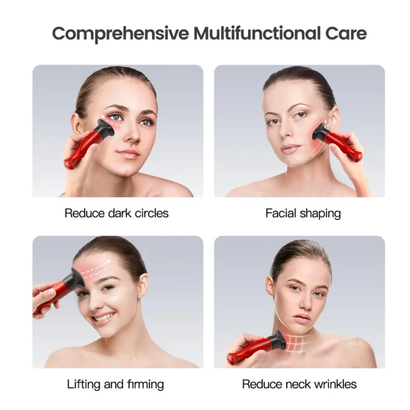 Instrumento de moxibustión eléctrico USB para el hogar, instrumento de moxibustión cálido, masajeador, piedra plana, calor, masaje facial, cuello