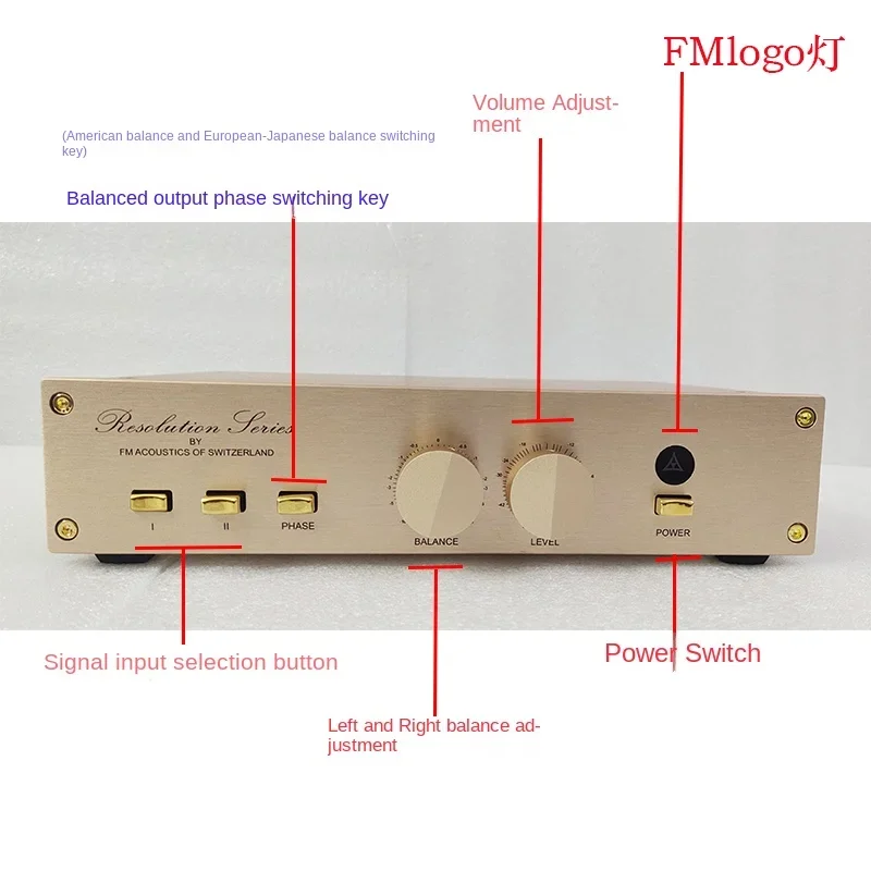 Amxekr Referentie Fm255 Klasse Een Voorversterker Rca Gebalanceerde Xlr Hifi Voorversterker Voor Versterker Audio