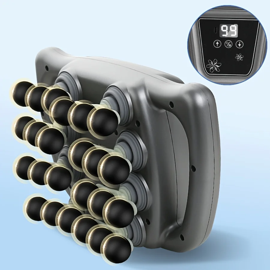 

24-Head Massage Gun,Percussion Fascia Massager for Back, Neck,Waist,Legs,9 Modes, 99 Speed Levels,Ideal for Fitness Enthusiasts