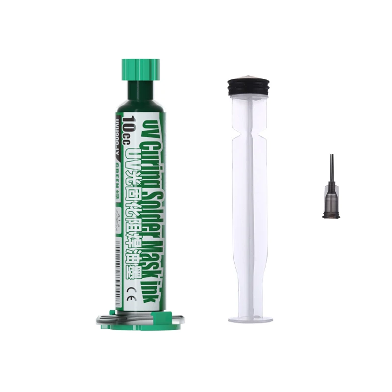 MECHANIC 3-IN-1 UV Light Curing Solder Mask Ink BGA PCB Circuit Board Repair Welding Paint Green Oil Prevent Corrosive Arcing