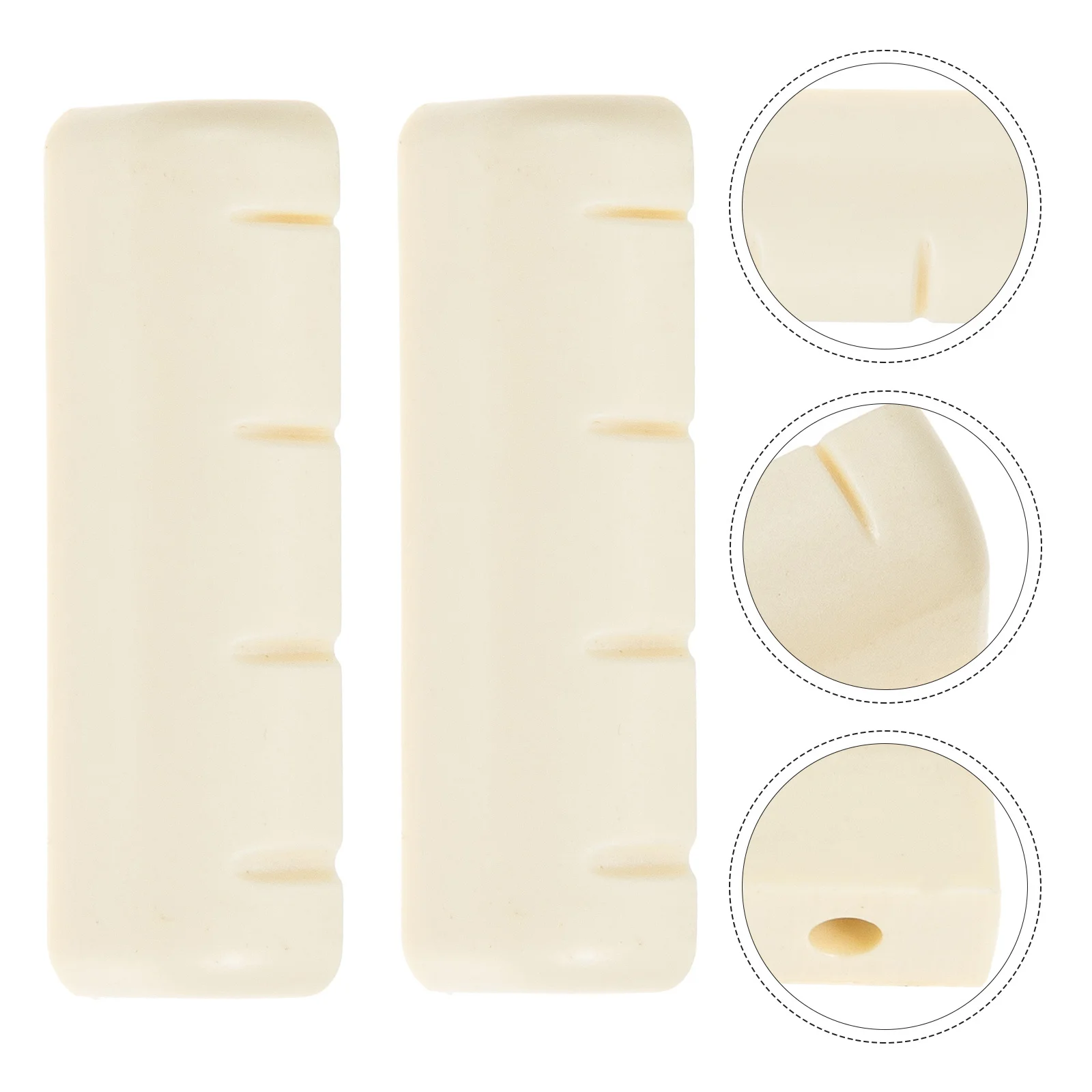 

2pcs Banjo String Nuts Premium Abs Noise Reduction Replacement For Better Tone Sustain Upgrade Banjo Accessories Instrument