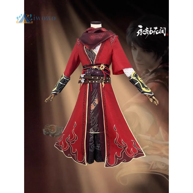 

Games Naraka: Bladepoint Li Xingyun Collaboration Red Outfit Cosplay Costume Anime-style International Full Set Halloween Suit