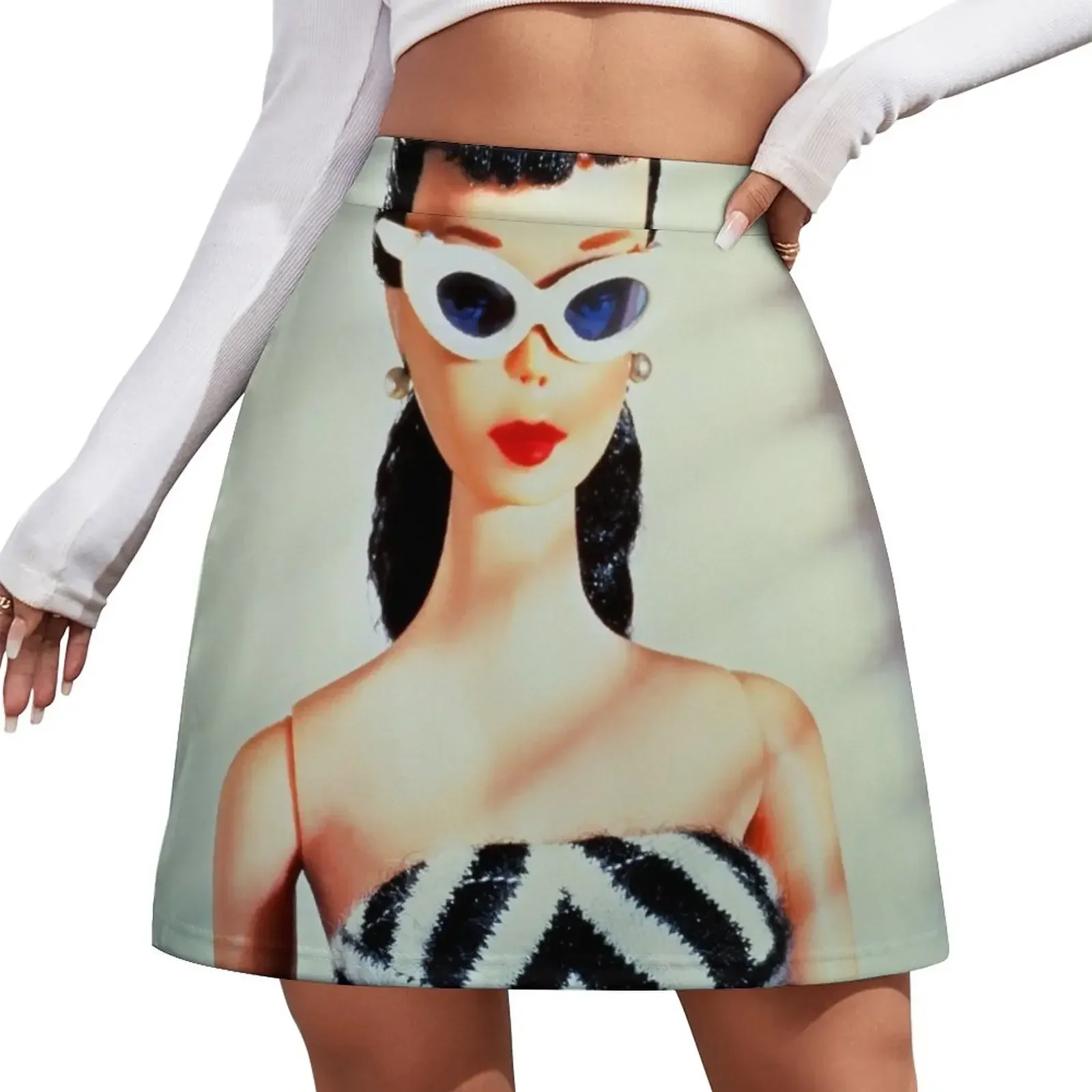 

Vintage Retro Doll Mini Skirt girls skirt night club outfit Miniskirt woman