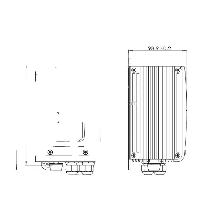 Controlador digital de tensão variável para alimentador vibratório, impermeável e resistente a óleo, 10A, IP67, SDVC21-LP