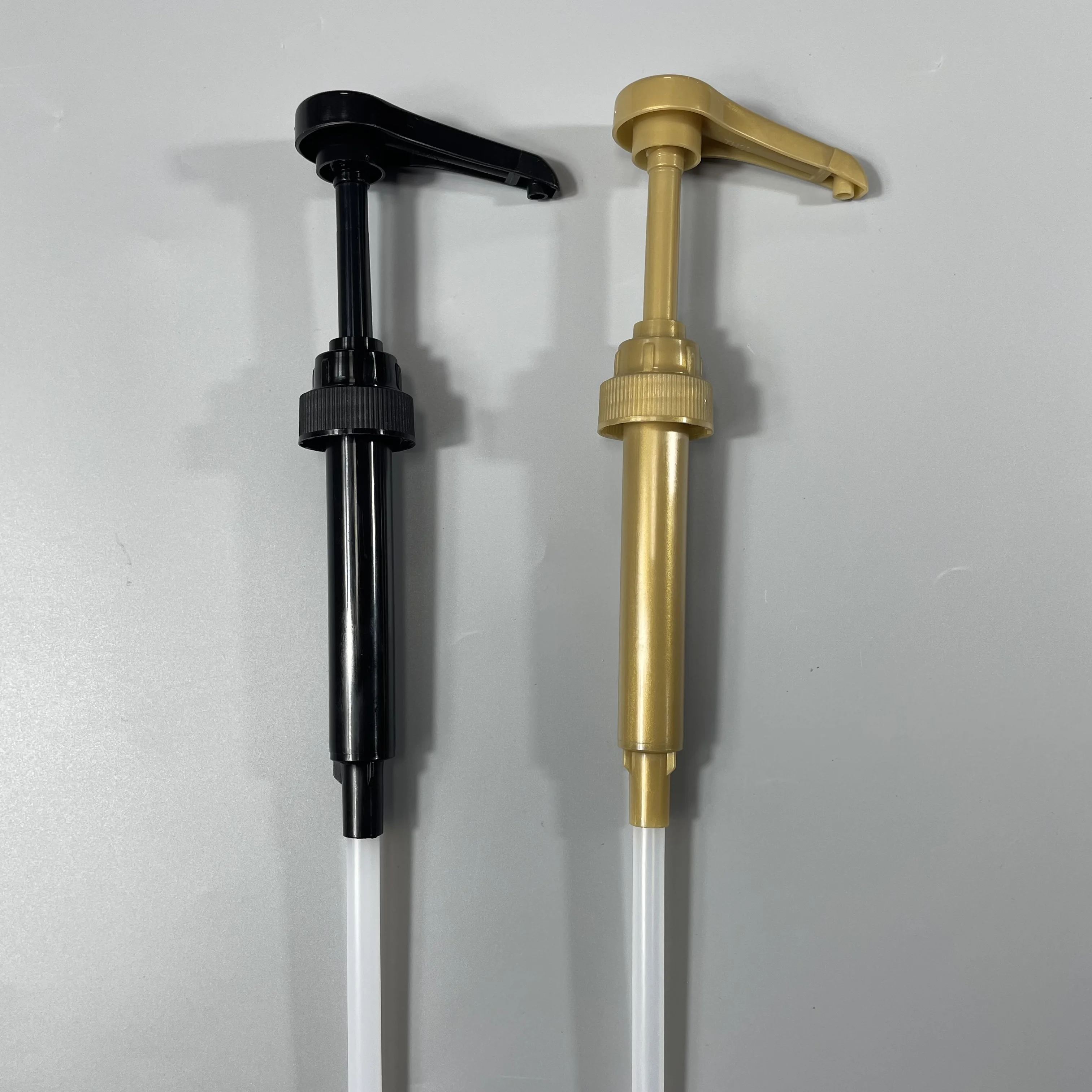 Color Customized Size 28/400 Food Grade Plastic Sauce Syrup Dispenser Gallon Pump
