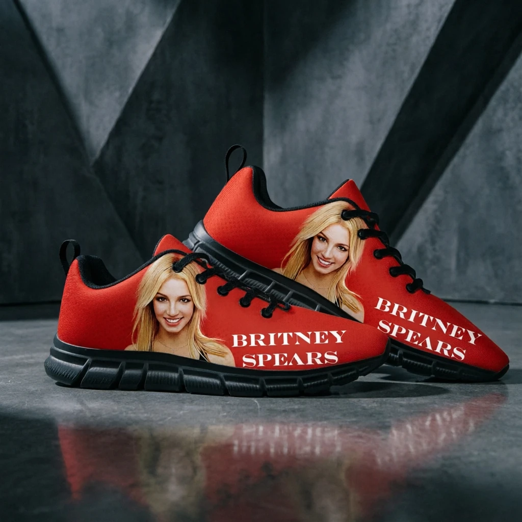 Mens Fashion Style Images - Britney Spears Fashion Unisex Sneakers with