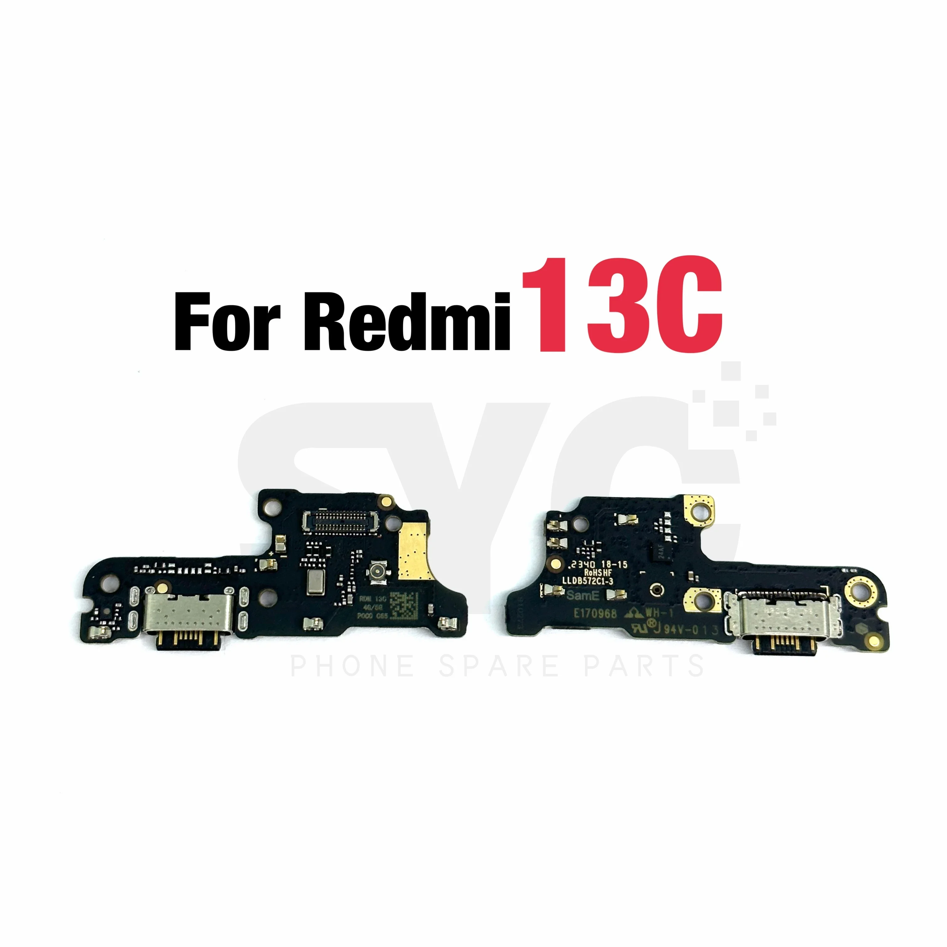 Good quality For Xiaomi Redmi 13C 12C 12 13 4G 5G USB Charging Dock Connector Port Board Flex Cable Repair Parts With IC