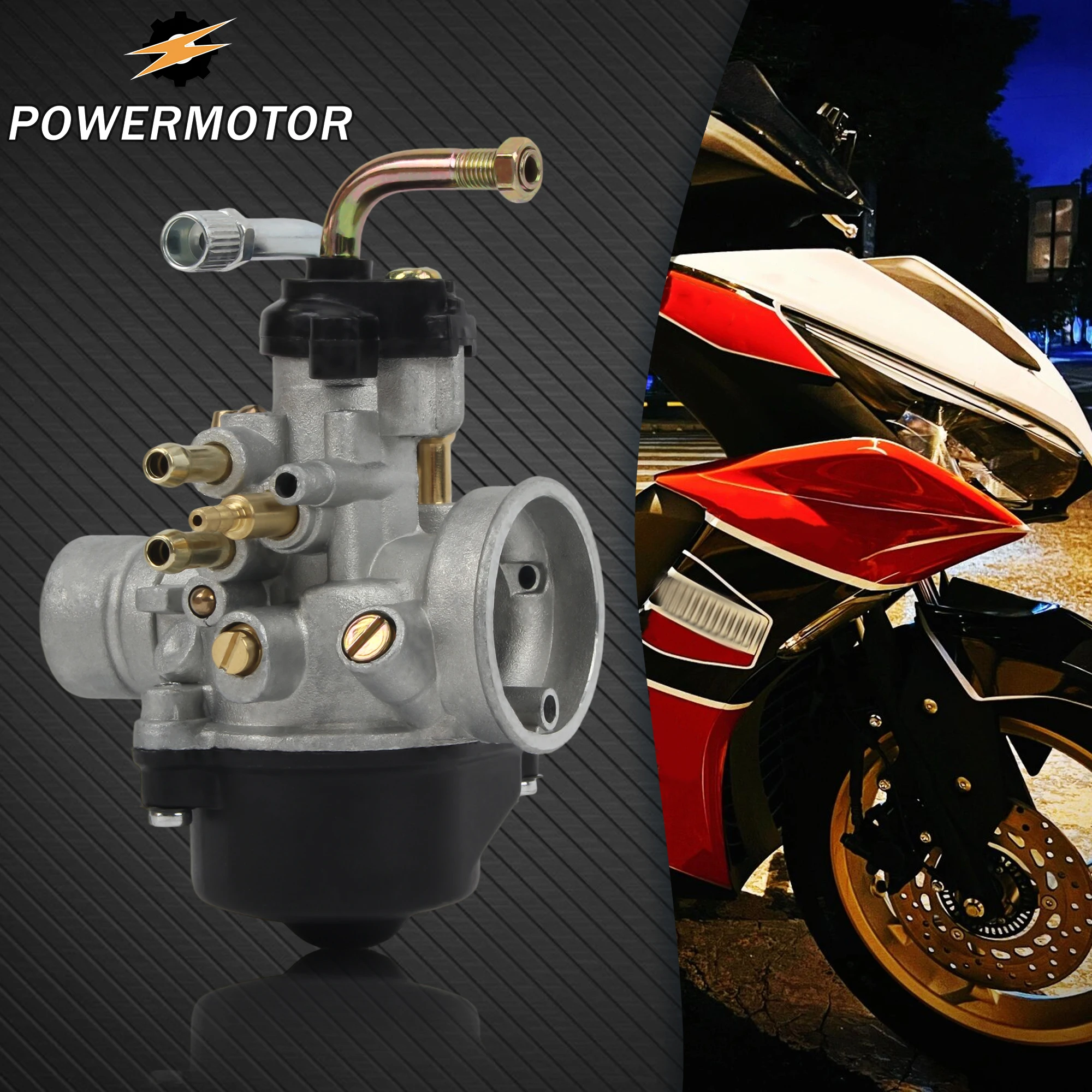 

12mm 17.5mm Motorcycle Carburetor For Yamaha BOOSTER Aerox MINARELLI CON SERVIZ 50CC APRILIA SR50 AC 2T Scooter Engine Modified