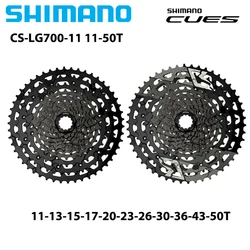 SHIMANO Cues 11Speed LINKGLIDE Cassette LG400-11 45T 50T LG700-11 for MTB Mountain Bike Freewheel Sprocket Original Bicycle Part