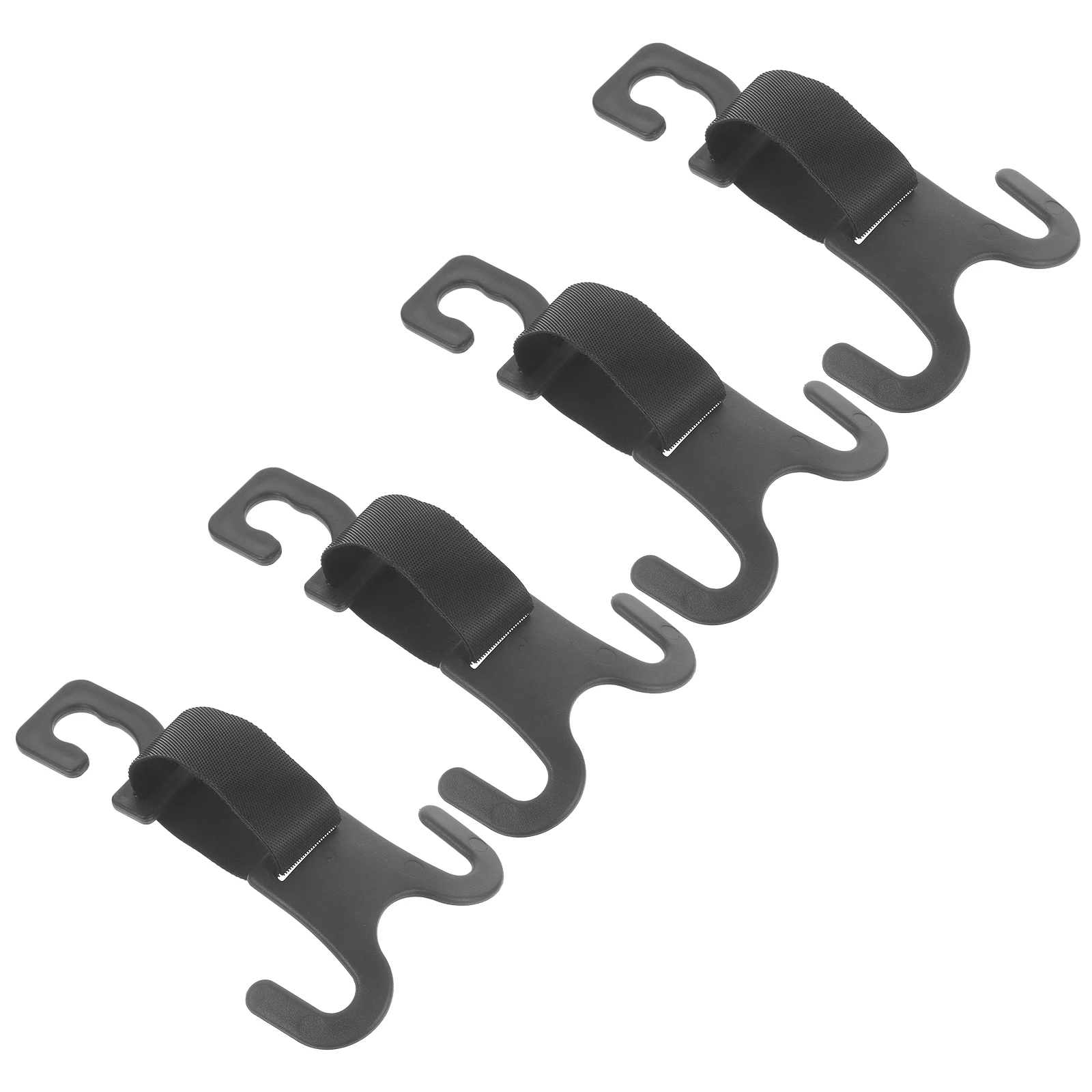 

4pcs Seat Back Hooks Headrest Hooks for Purse Bags ABS Material Easy Installation Secure Reliable Car Organizers Storage
