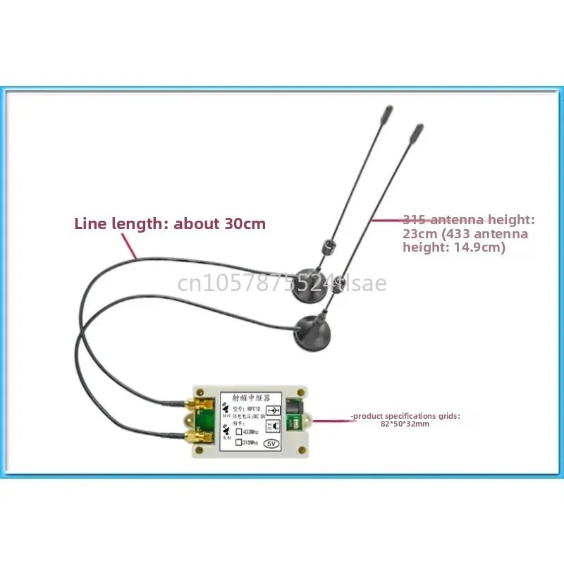 Universal Frequency Wireless Remote Control Signal Forwarding RF Repeater 433 315 Forwarding RF Transmission Gate RPT1D