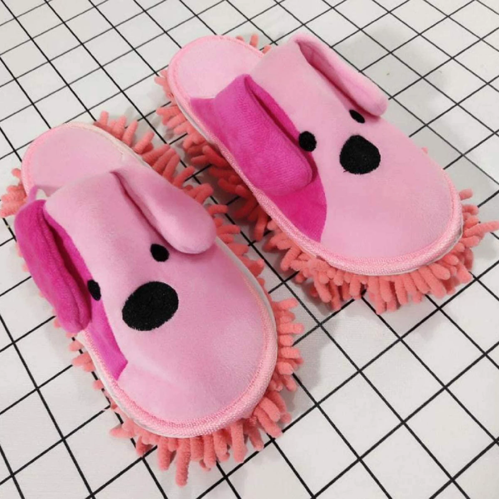 1 Pair Dust Mop Slippers Women Men Comfortable Reusable House Dusting Slippers Dust Floor Cleaning Mop House Shoes for Office