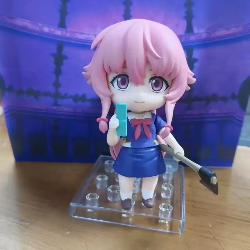 Nendoroid 2316 PVC Future Diary Gasai Yuno Chinesische Artikulierte Actionfigur mit Mehreren Ausdrücken Desktop-Dekoration Spielzeug & Geschenk
