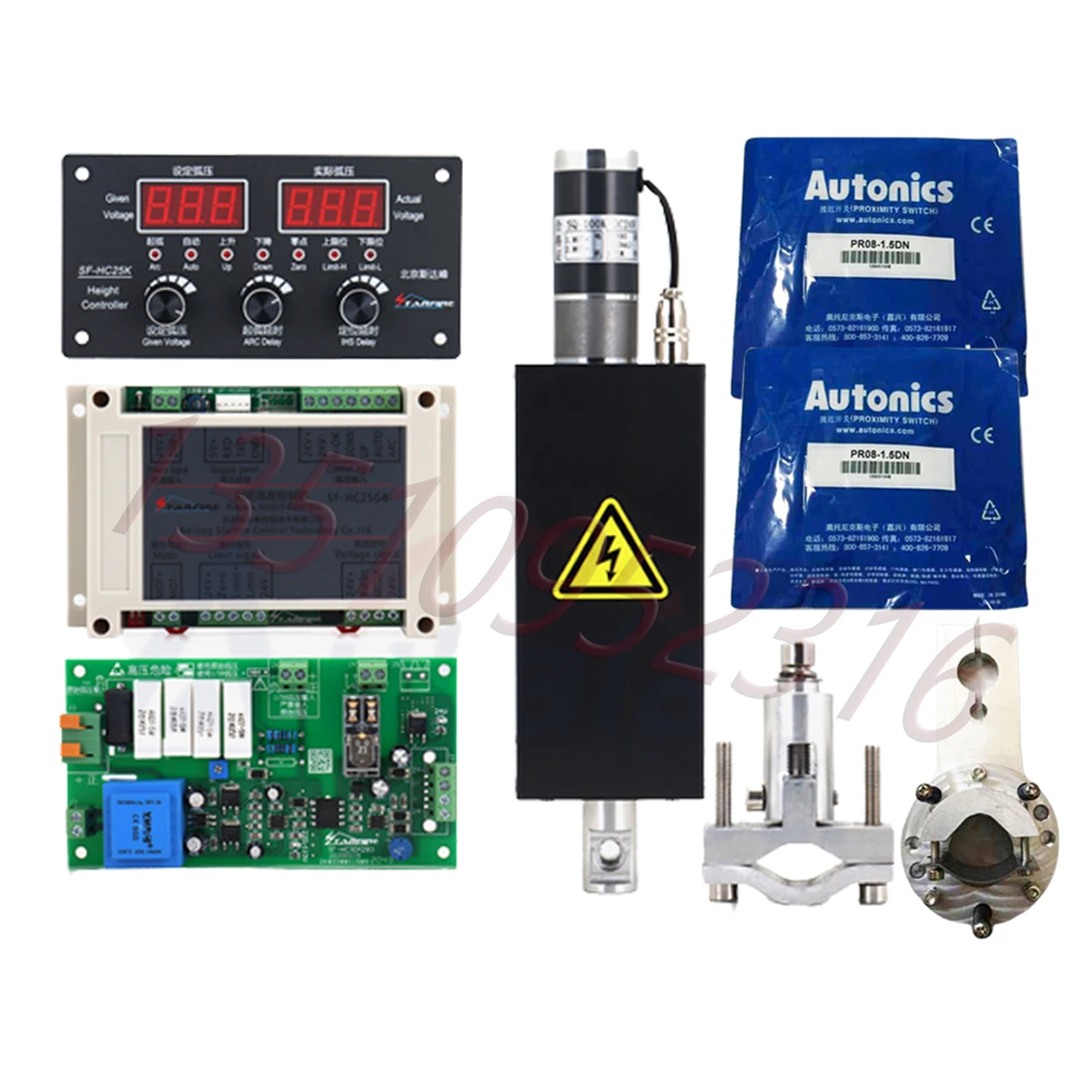 Imagem -02 - Recente Controlador de Plasma Sf2100c Sf-hc25k Mais Sf-rf06a Elevador Thc Jykb100-t3 Dispositivo Elétrico Anticolisão Mais Interruptor de Aterramento o Mais