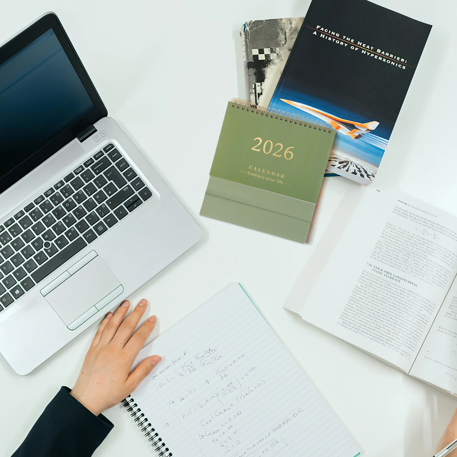 

2026 Desk Mini Standing Flip Calendar For Home Office School Tabletop Planner Small Space-Saving Desktop Calendar Paper